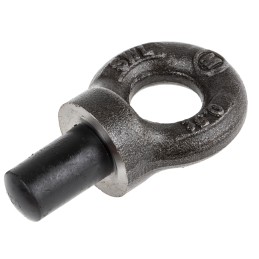 1 pcs - RS PRO Steel Eye Bolt, 1/2 in UNC Thread, 23mm Thread Length, 20mm Internal Eye Diameter, 44mm Outer Eye Diameter, 0.5t