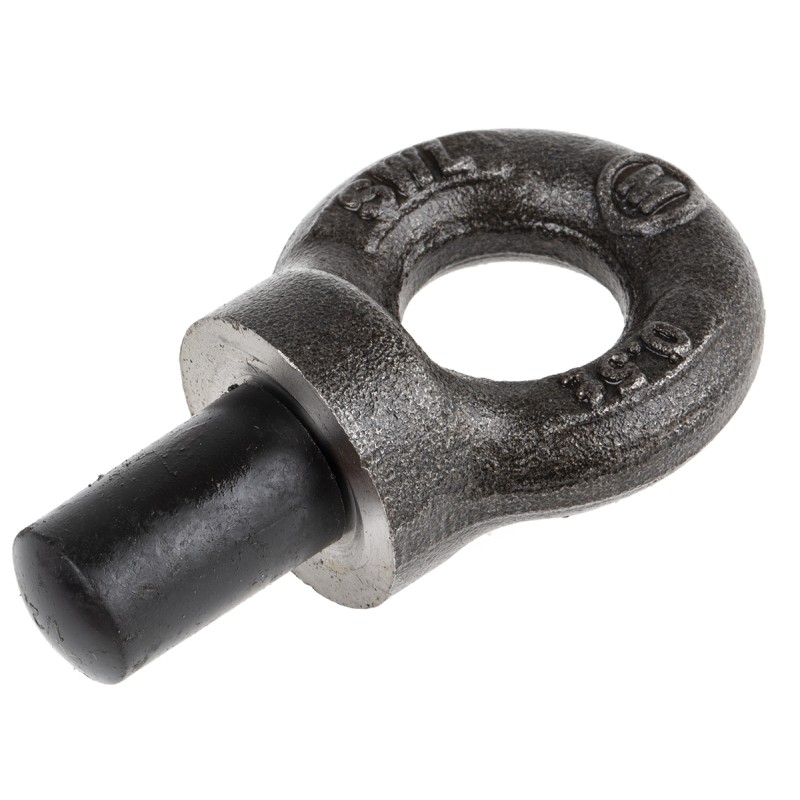 1 pcs - RS PRO Steel Eye Bolt, 1/2 in UNC Thread, 23mm Thread Length, 20mm Internal Eye Diameter, 44mm Outer Eye Diameter, 0.5t