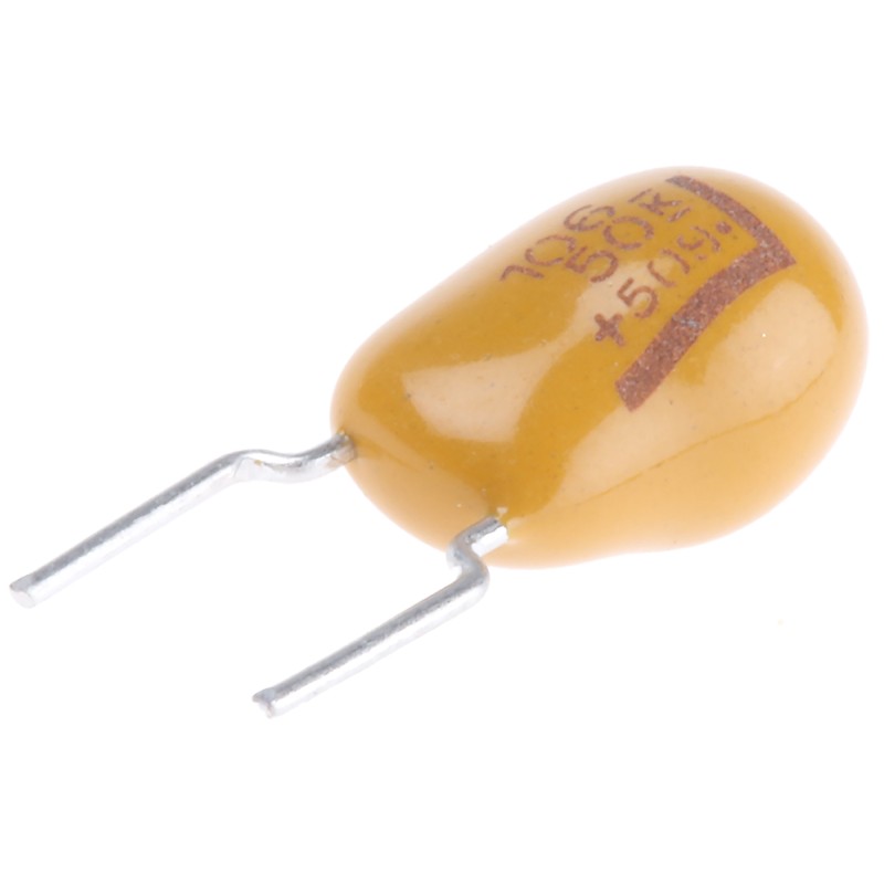 100 pcs - KEMET 10μF MnO2 Tantalum Capacitor 50V dc, T356 Series