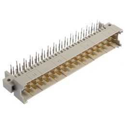 20 pcs - HARTING 48 Way 5.08mm Pitch, Type F Class C2, 3 Row, Right Angle DIN 41612 Connector, Plug