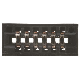 1 pcs - TE Connectivity Female Edge Connector, Through Hole Mount, 12-Contacts, 2.54mm Pitch, 2-Row, Solder Termination