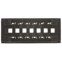 1 pcs - TE Connectivity Female Edge Connector, Through Hole Mount, 12-Contacts, 2.54mm Pitch, 2-Row, Solder Termination