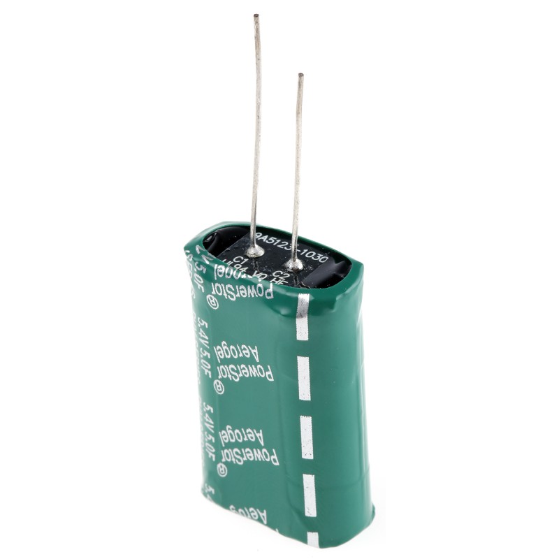 100 pcs - Eaton 5F Supercapacitor -10 - +30% Tolerance, 5.4V dc, Through Hole