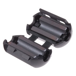 2 pcs - RS PRO Openable Ferrite Clamp, 16.5 Dia. x 29.5mm, For Computer Peripherals, Digital TV, Internal & External Power