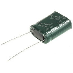 100 pcs - Eaton 1.5F Supercapacitor -10 - +30% Tolerance, 5.4V dc, Through Hole