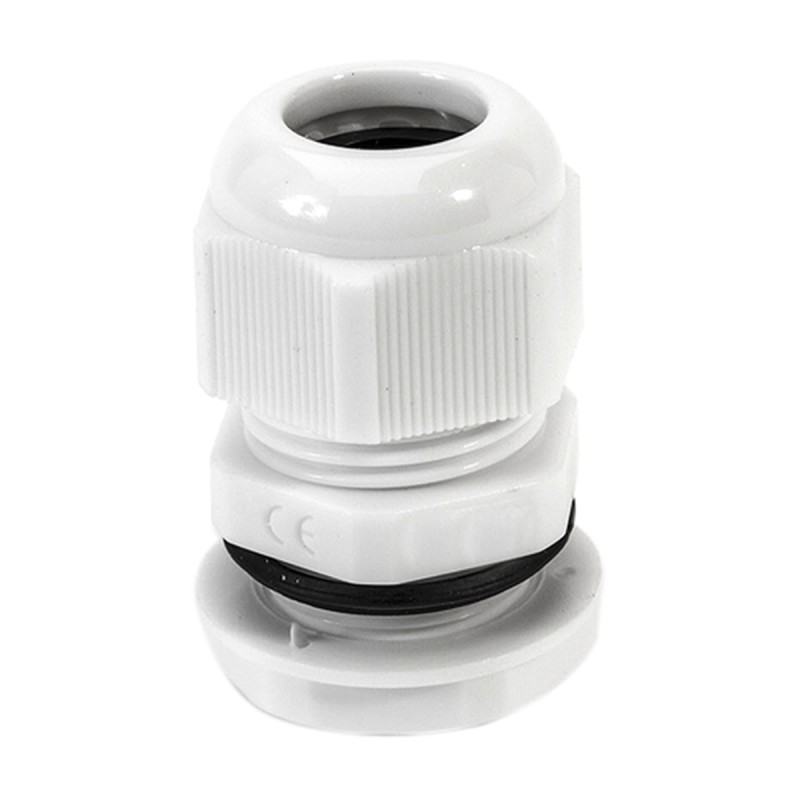 5 pcs - HellermannTyton NGM Series Grey Nylon Cable Gland, M40 Thread, 22mm Min, 32mm Max, IP68