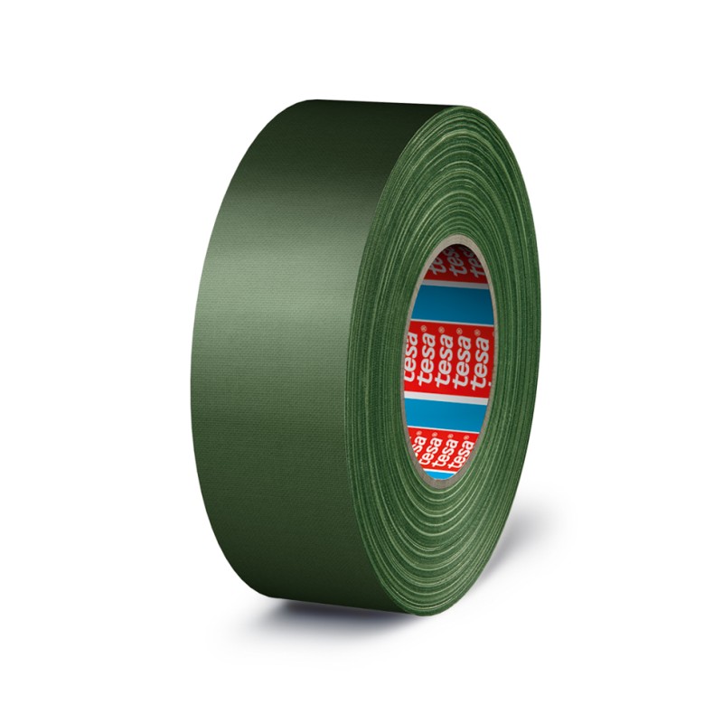 1 pcs - Tesa 53799 Duct Tape, 50m x 50mm, Green, PE Coated Finish