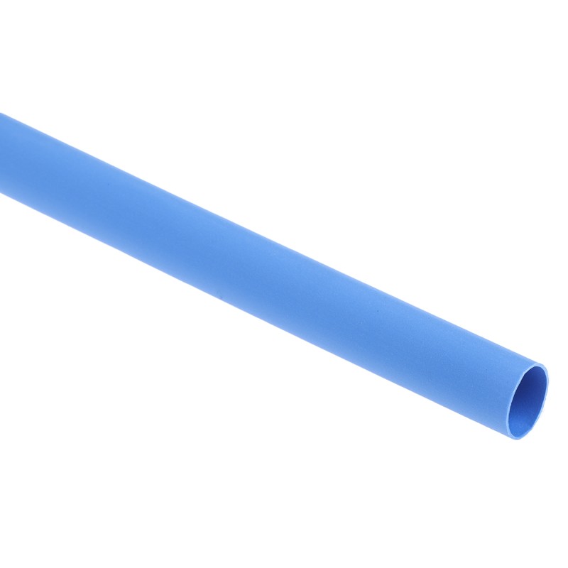 5 pcs - RS PRO Heat Shrink Tubing, Blue 6.4mm Sleeve Dia. x 1.2m Length 2:1 Ratio