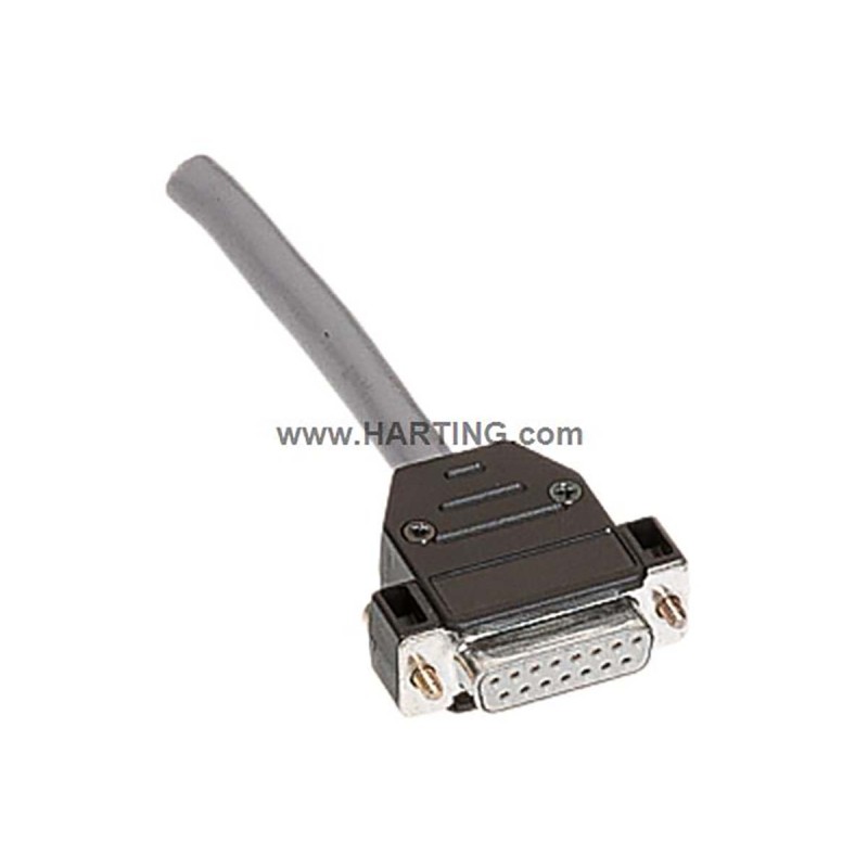 1 pcs - HARTING D-sub Series Thermoplastic D Sub Backshell, 9 Way