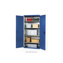 1 pcs - Bott 2 Door Steel Lockable Floor Standing Storage Cabinet, 2000 x 1050 x 650mm