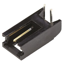 200 pcs - TE Connectivity AMPMODU MOD II Series Right Angle Through Hole PCB Header, 2 Contact(s), 2.54mm Pitch, 1 Row(s),