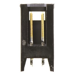 200 pcs - TE Connectivity AMPMODU MOD II Series Right Angle Through Hole PCB Header, 2 Contact(s), 2.54mm Pitch, 1 Row(s),