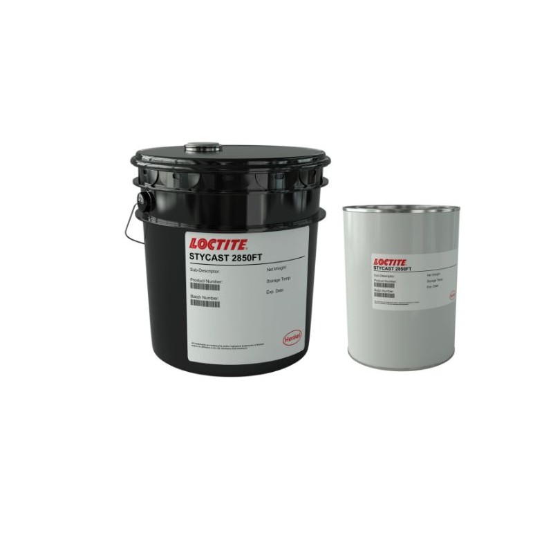 1 pcs - Loctite Loctite Stycast 2850 FT 5GAL PAIL Black Epoxy Epoxy Resin Adhesive 25 kg