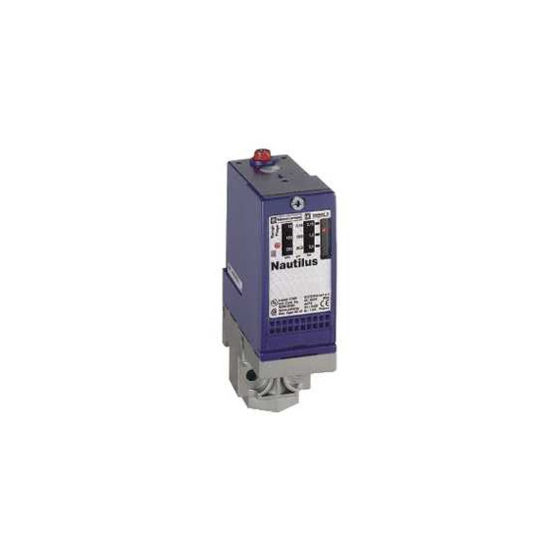 1 pcs - Telemecanique Sensors Pressure Switch, 0bar Min, 10bar Max, 1CO Output