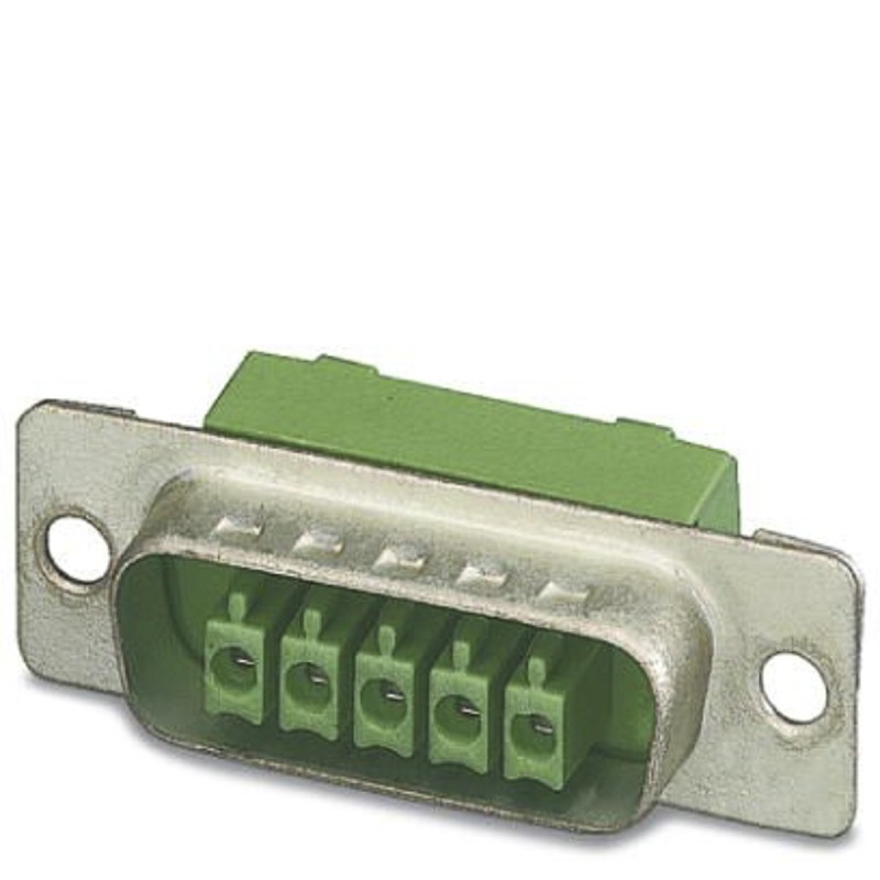 1 pcs - Phoenix Contact PSC 1.5/ 5-F 5 Way Screw D-sub Connector Socket, 3.5mm Pitch