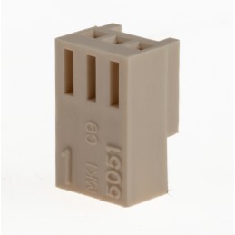 100 pcs - Molex, KK Female Connector Housing, 2.5mm Pitch, 3 Way, 1 Row