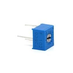 10 pcs : 3362F-1-203LF - Trimmer Resistors - Through Hole 1/4' SQ TRIMPOT 20K ST CERMET