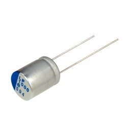 1000 pcs - Nichicon 470μF Conductive Polymer Aluminium Solid Electrolytic Capacitor 16V dc, Radial, Through Hole - PLF1C471MDO1