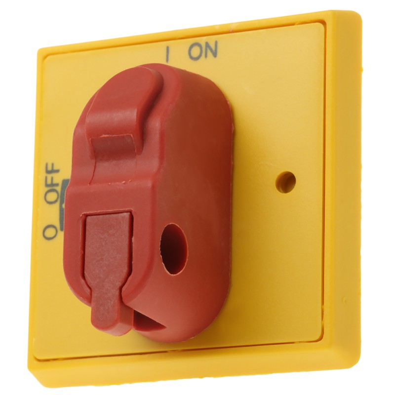 1 pcs - ABB Red/Yellow Rotary Handle