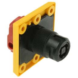 1 pcs - ABB Red/Yellow Rotary Handle