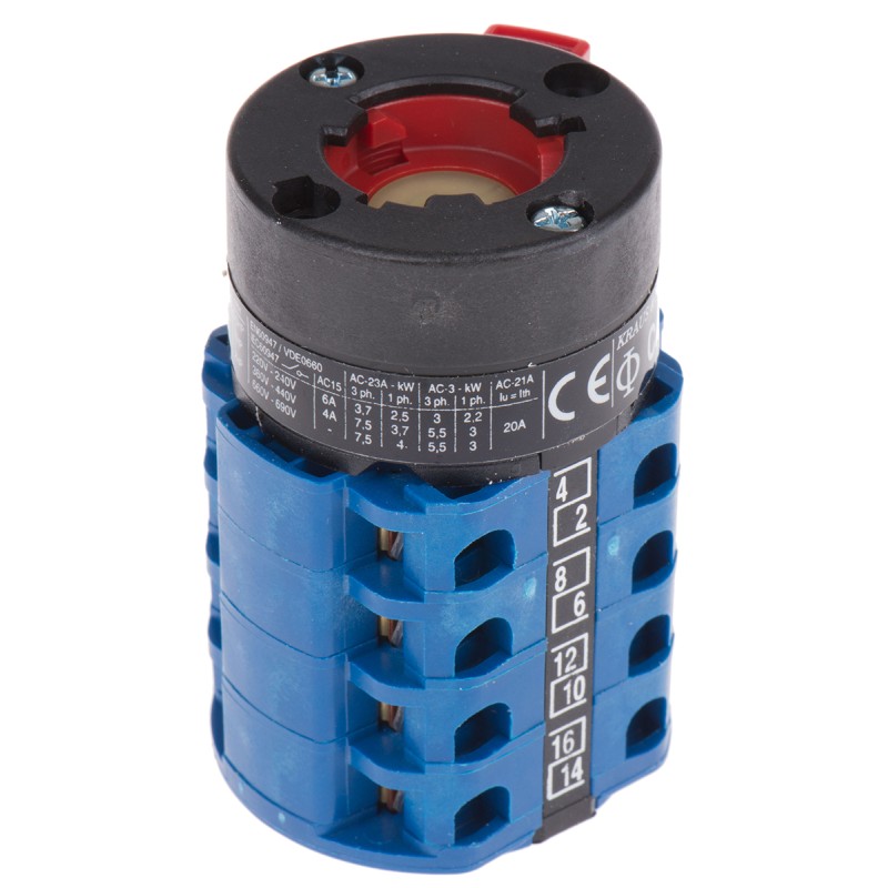 1 pcs - Kraus & Naimer Double Throw Cam Switch, 20A