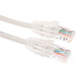 1 pcs - Molex Premise Networks Cat5e Straight Male RJ45 to Straight Male RJ45 Ethernet Cable, U/UTP, Grey PVC Sheath, 2m
