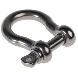 1 pcs - RS PRO Bow Shackle, Stainless Steel, 0.3t