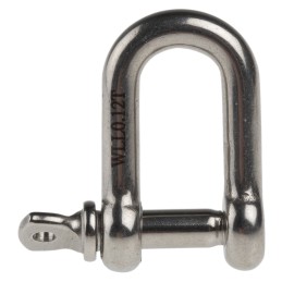 1 pcs - RS PRO D-Shackle, Stainless Steel, 120kg
