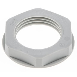 1 Pack of 5 - Lapp Grey Glass Fibre Reinforced Plastic (GRP) Cable Gland Locknut, M20 Thread