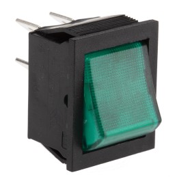 1 pcs - Arcolectric (Bulgin) Ltd Illuminated DPST, On-Off Rocker Switch Panel Mount