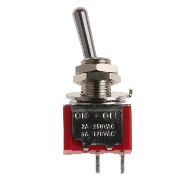 1 pcs - RS PRO Toggle Switch, Panel Mount, On-Off, SPST, Solder Terminal, 28V dc