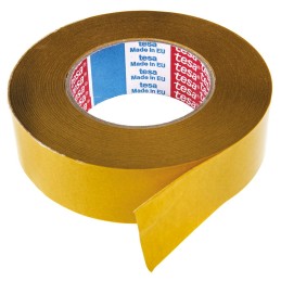 1 pcs - Tesa 51571 White Double Sided Cloth Tape, 0.16mm Thick, 13 N/cm, Non-Woven Backing, 38mm x 50m