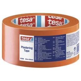 1 pcs - Tesa 60399 Orange Plastering tape 50mm x 33m
