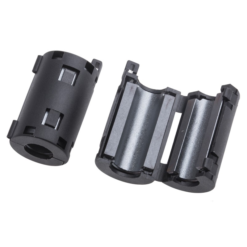 2 pcs - RS PRO Openable Ferrite Clamp, 19.5 Dia. x 35.5mm, For Computer Peripherals, Digital TV, Internal & External Power