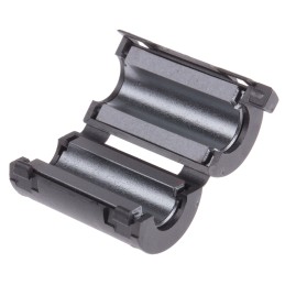 2 pcs - RS PRO Openable Ferrite Clamp, 19.5 Dia. x 35.5mm, For Computer Peripherals, Digital TV, Internal & External Power