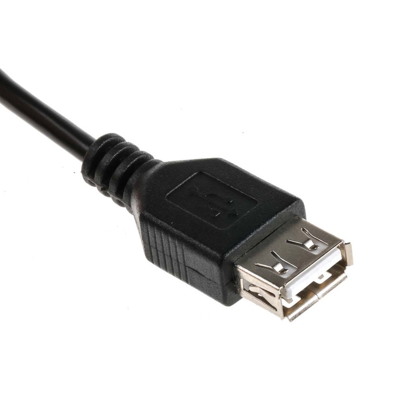 1 pcs - RS PRO USB 2.0 Cable, Male USB A to Female USB A Cable, 1m
