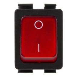 1 pcs - Arcolectric (Bulgin) Ltd Illuminated DPST, On-Off Rocker Switch Panel Mount