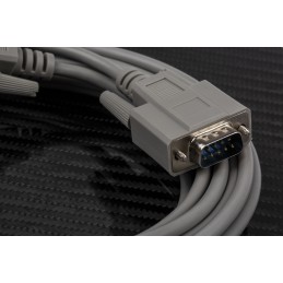 1 pcs - RS PRO Male 9 Pin D-sub to Female 9 Pin D-sub Serial Cable, 5m PVC
