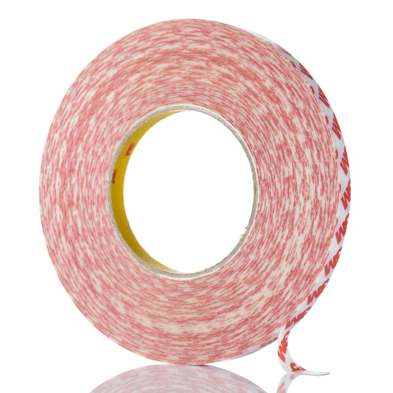 1 pcs - 3M GPT -020F Clear Double Sided Plastic Tape, 0.202mm Thick, 11.3 N/cm, PP Backing, 12mm x 50m