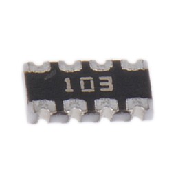 250 pcs - CAT16-103J4LF Bourns, CAT16 10kΩ ±5% Isolated Resistor Array, 4 Resistors, 0.25W total, 1206 (3216M), Concave