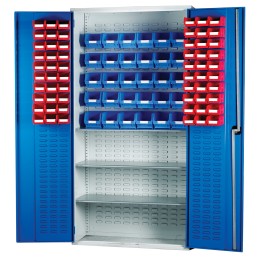 1 pcs - RS PRO Steel Lockable Storage Cabinet, 2000 x 1015 x 430mm