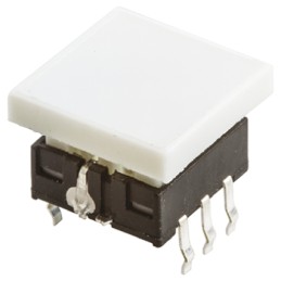 1 pcs - Clear Tactile Switch, SPST 50 mA @ 12 V dc 4.15mm Through Hole