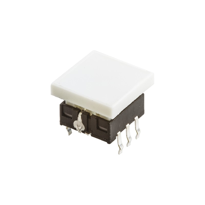 1 pcs - Clear Tactile Switch, SPST 50 mA @ 12 V dc 4.15mm Through Hole