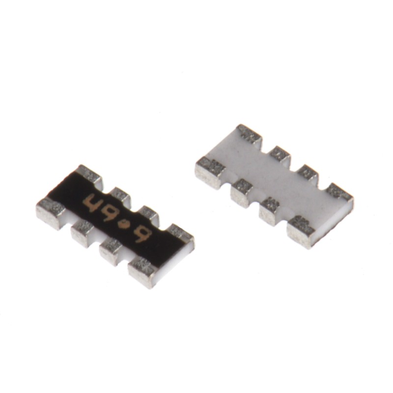 250 pcs - CAY16-49R9F4LF Bourns, CAY16 49.9Ω ±1% Isolated Resistor Array, 4 Resistors, 0.25W total, 1206 (3216M), Convex