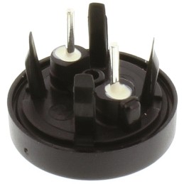 1 pcs - Black Tactile Switch, SPST 125 mA @ 48 V dc