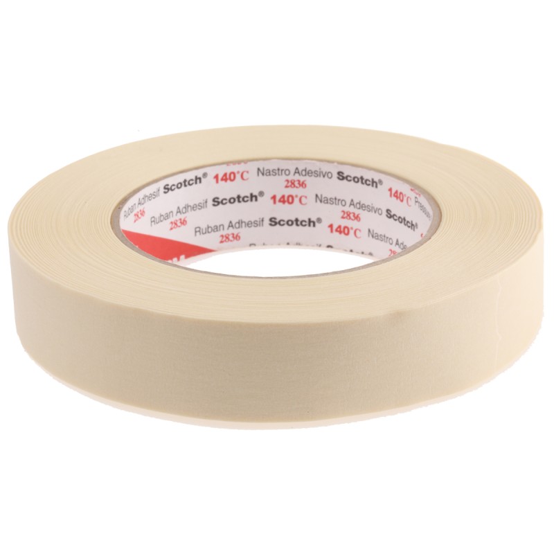 1 pcs - 3M SCOTCH 401E Brown Masking Tape 24mm x 50m