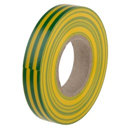 1 pcs - RS PRO Green, Yellow PVC Electrical Tape, 12mm x 20m