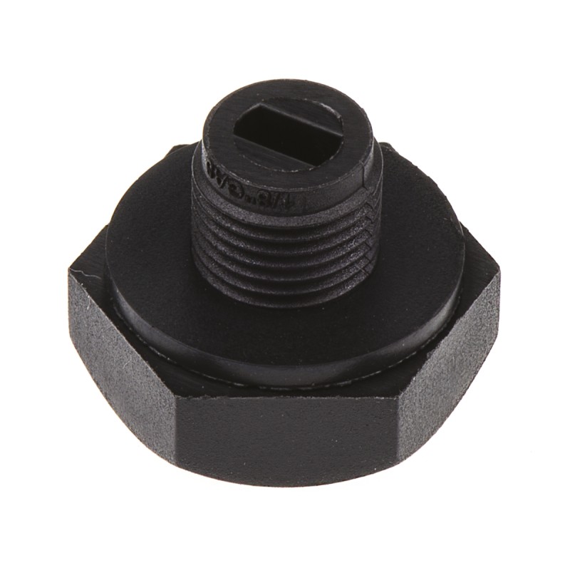 20 pcs - 58294 Elesa-Clayton, Glass Fibre Reinforced Plastic (GRP) Hydraulic Blanking Plug, Thread Size 1/8 in