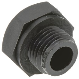 5 Pack of 5 - 58295 Elesa-Clayton, Glass Fibre Reinforced Plastic (GRP) Hydraulic Blanking Plug, Thread Size 1/4 in