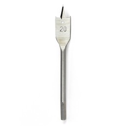 10 pcs - DRILLGP20 Gripit Flat Series Steel Flat Wood Drill Bit, 20mm Diameter, 12 cm Overall